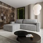 Masseno Ecksofa CALTI T mit Schlaffunktion L-Form, Sofa mit Bettkasten,