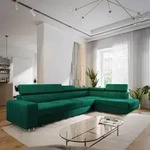 Masseno Ecksofa HESTION mit Schlaffunktion L-Form, Sofa mit Bettkasten,