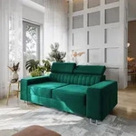 Masseno Sofa SOLAN mit Schlaffunktion, Schlafsofa, Wohnzimmersofa, Couch, Soffa,