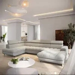 Masseno Ecksofa CORENO mit Schlaffunktion L-Form, Sofa mit Bettkasten,