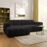 Masseno Ecksofa TISI L-Form, Wohnzimmersofa, Couch, Soffa, Couchgarnitur-...