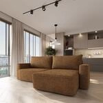 Masseno Ecksofa BELISE mit Schlaffunktion L-Form, Sofa mit Bettkasten,