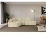 ALTDECOR Ecksofa in L-Form Livo-L1 - 252x173x79,5 cm Beige - Corner Sofa Bett