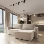 Masseno Ecksofa BELISE mit Schlaffunktion L-Form, Sofa mit Bettkasten,