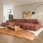 Masseno Ecksofa AENIS U-Form, Wohnzimmersofa, Couch, Soffa, Couchgarnitur-...