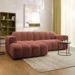 Masseno Ecksofa TISI L-Form, Wohnzimmersofa, Couch, Soffa, Couchgarnitur-...