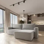 Masseno Ecksofa BELISE mit Schlaffunktion L-Form, Sofa mit Bettkasten,