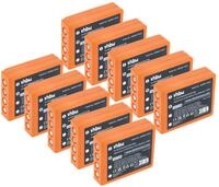vhbw 10x Akku Ersatz f&uuml;r HBC FBFUB09N, BA223031, BA223001, BA223000, BA223030...