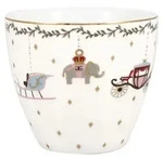 Greengate Royal Christmas Latte Cup wei&szlig; 0,35l - Wei&szlig;