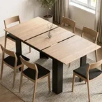 Mondeer Ausziehbarer Esstisch 120-160cm f&uuml;r 4-6 Personen, Stabiler...