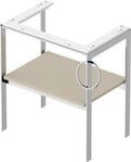 DURAVIT WT4543R6060 Metallkonsole bodenst. White Tulip