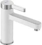 Rea Waschbeckenarmatur My1806-2Cw Polo Low White/Chrome - Wei&szlig;/Silber