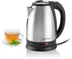 GOURMETmaxx Edelstahl-Wasserkocher, Teewasserkocher, Wassererhitzer,...