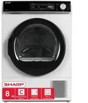 Sharp KD-NHA8G6TWC-DE W&auml;rmepumpentrockner 8 kg Energieklasse C Inverter