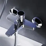 AM.PM Badewannenarmatur Chrom Einhebelmischer Wandmontage mit...