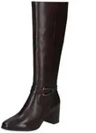 Caprice Damen Leder Stiefel mit Rei&szlig;verschluss - Dunkelbraun - 37,5