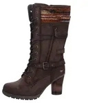 Mustang Kalk.3.0 Schn&uuml;rstiefel Braun - Braun - 36