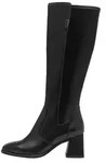 Tamaris Damen Winterstiefel Schwarz mit Rei&szlig;verschluss und Blockabsatz -...