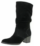 Gabor Damen Stiefel mit Raffung 35 - Schwarz - 35