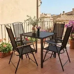 VCM 5-tlg Gartenm&ouml;bel Set | Sitzgruppe Essgruppe | 1x Tisch, 4x St&uuml;hle | Tisch