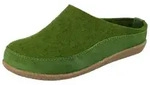 HAFLINGER Blizzard Skane Damen Filzclogs grasgr&uuml;n Wollfilz - Gr&ouml;&szlig;e: 37 -...