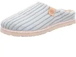 Rohde Damen Cord-Hausschuh mit Wechselfu&szlig;bett aus Leder D.Meran 6818, Gr&ouml;&szlig;e:37 EU,