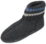 Haflinger Paul Uni H&uuml;ttenschuhe Graphit, 631051-0-77 - Grau - 40