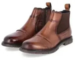 Bugatti Herren Chelsea Boots Braun Glattleder Gr&ouml;&szlig;e: 42 - Braun - 42