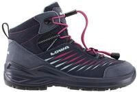 Lowa ZIRROX II GTX MID JR M&auml;dchen Wanderschuhe Trekkingschuhe navy/pink 24