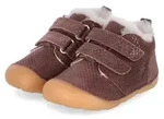 Bisgaard M&auml;dchen Barfu&szlig;-Klettschuhe CARTER Lila Rauleder Gr&ouml;&szlig;e: 19 - Lila - 19