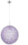 LED H&auml;ngeleuchte Chrom, Lila, RGB Farbwechsler, Dimmbar - Lila