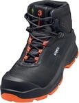 uvex Stiefel 3 S3 schwarz orange Weite 10 Gr&ouml;&szlig;e 42 - Schwarz/Orange - 42