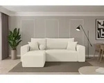 ALTDECOR Ecksofa mit Schlaffunktion und Bettkasten - SENO-L - 249x139x85 - Beige -