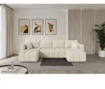 ALTDECOR Ecksofa - GARD-U - 300x146x85 - Beige - Corner Sofa Eckcouch Couch U-Form,