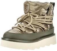 Blauer Stiefelette Stiefelette Kunstleder/Textil - Gr&uuml;n - 36