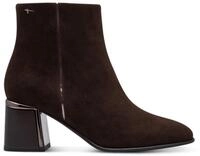 Tamaris Stiefeletten Dunkelbraun Veloursleder Mandelspitze Schafth&ouml;he 12 cm