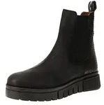Crickit Naelle - Damen Boots - Schwarz-Kroko, Gr&ouml;&szlig;e:37 EU - Schwarz - 37