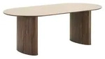 Minamata Esstisch 100x210cm, Keramik-Tischplatte Travertin,...