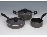 Riess Alu Pfanne Reventon &Oslash;28 cm Aluminium Schwarz Induktion - Schwarz