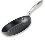 Fackelmann Bratpfanne Crossroad &Oslash;24 cm &ndash; Recyceltes Aluminium - Grau/Schwarz