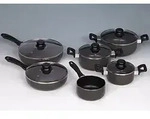 Riess Reventon Bratpfanne Alu Pfanne Induktion &Oslash;20 cm Schwarz - Schwarz