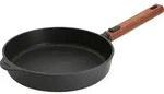 Woll &ndash; Eco Logic QXR Flachpfanne &Oslash; 24 cm mit abnehmbarem Holzstiel &ndash; -freie -