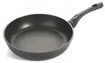 Tiefe Teflonpfanne f&uuml;r Induktion und Gas ILAG 26cm - Schwarz