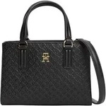Tommy Hilfiger Damen Tote Bag Tasche Daily Mini mit Monogramm-Pr&auml;gung, Schwarz...