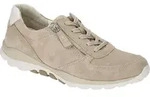 Gabor ROLLINGSOFT Damenschuhe - bequeme Schn&uuml;r- Halbschuhe beige Freizeit -...