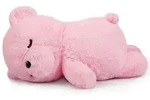 Pl&uuml;schtier Koalab&auml;r Schlafender Teddyb&auml;r 50cm Rosa - Rosa