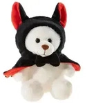 Kuscheltier B&auml;r Halloween Teufel "Teufelchen" mit abnehmbarem Kost&uuml;m, 15 cm