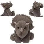 Dino World Pl&uuml;sch Floppy Triceratops 25 cm - Braun