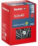 Spanplattenschraube fischer PowerFast II 5,0 x 40 Senkkopf PZ2 110 St&uuml;ck gvz