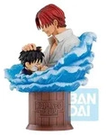 BANPRESTO Piratenfigur Shanks & Ruffy, 15 cm, einteiliges rotes Haar